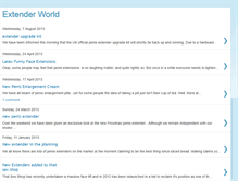 Tablet Screenshot of extenderworld.blogspot.com