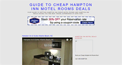 Desktop Screenshot of cheaphamptoninnmotelroomsdeals.blogspot.com