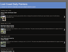 Tablet Screenshot of lostcoastdailypainters.blogspot.com