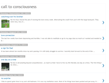 Tablet Screenshot of acalltoconsciousness.blogspot.com