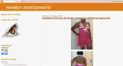 Desktop Screenshot of marreyarteszanato.blogspot.com