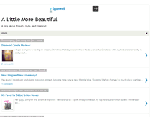 Tablet Screenshot of alittlemorebeautiful.blogspot.com