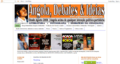 Desktop Screenshot of angodebates.blogspot.com