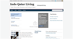 Desktop Screenshot of indoqatarliving.blogspot.com