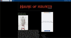 Desktop Screenshot of houseofhaunts.blogspot.com