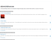 Tablet Screenshot of dulwichdivorcee.blogspot.com