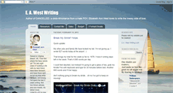 Desktop Screenshot of eawestwriting.blogspot.com