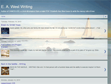 Tablet Screenshot of eawestwriting.blogspot.com