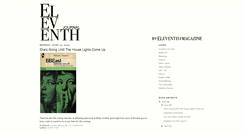 Desktop Screenshot of eleventhmagazine.blogspot.com