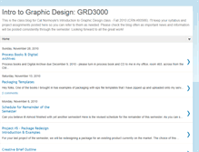 Tablet Screenshot of grd3000-fall2010.blogspot.com