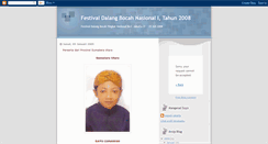 Desktop Screenshot of dalang-bocah2008.blogspot.com