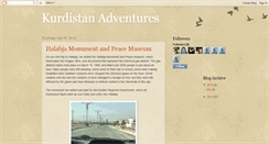 Desktop Screenshot of kurdistanadventures.blogspot.com