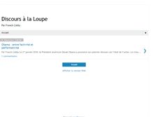 Tablet Screenshot of discoursalaloupe.blogspot.com