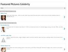 Tablet Screenshot of featured-pictures-celebrity.blogspot.com