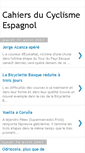 Mobile Screenshot of cahiersducyclismeespagnol.blogspot.com