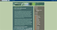 Desktop Screenshot of charlestongreenbiz.blogspot.com