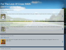 Tablet Screenshot of crossstitchdiva.blogspot.com