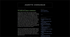 Desktop Screenshot of jeanettechong54540.blogspot.com