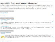 Tablet Screenshot of mystarbid.blogspot.com