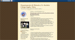 Desktop Screenshot of deptohistoriaygeocolegioingles.blogspot.com