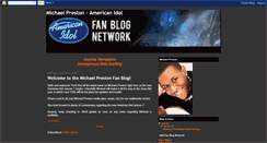 Desktop Screenshot of michaelprestonidol.blogspot.com