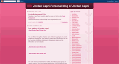 Desktop Screenshot of jordan-capri-girl.blogspot.com