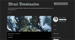 Desktop Screenshot of metaldoomination.blogspot.com