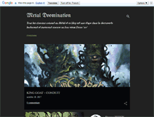 Tablet Screenshot of metaldoomination.blogspot.com