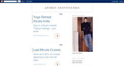 Desktop Screenshot of andriy-shevchenko-news.blogspot.com