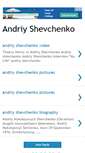 Mobile Screenshot of andriy-shevchenko-news.blogspot.com