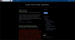 Desktop Screenshot of alexpettyfercentral.blogspot.com