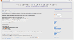 Desktop Screenshot of etoppsinhandmarketwatch.blogspot.com
