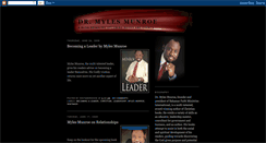 Desktop Screenshot of mylesmunroe.blogspot.com