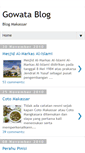 Mobile Screenshot of gowata.blogspot.com