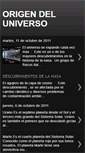 Mobile Screenshot of origendeluniversoduv.blogspot.com