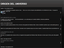 Tablet Screenshot of origendeluniversoduv.blogspot.com