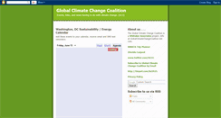 Desktop Screenshot of globalclimatechangecoalition.blogspot.com