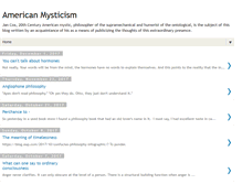 Tablet Screenshot of americanmysticism.blogspot.com