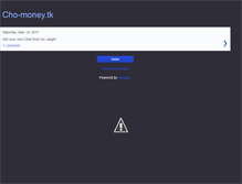 Tablet Screenshot of cho-money.blogspot.com