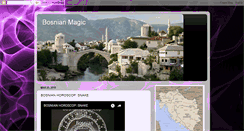 Desktop Screenshot of bosnianmagic.blogspot.com