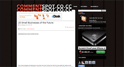 Desktop Screenshot of comentspot.blogspot.com