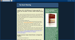 Desktop Screenshot of kursipancing.blogspot.com