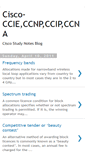Mobile Screenshot of cisco-study-notes.blogspot.com