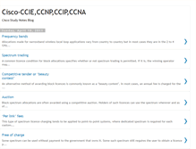 Tablet Screenshot of cisco-study-notes.blogspot.com
