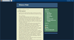 Desktop Screenshot of distancerider.blogspot.com