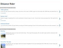 Tablet Screenshot of distancerider.blogspot.com