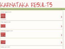 Tablet Screenshot of karnatakaresults.blogspot.com