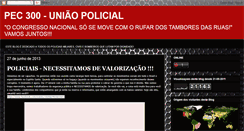 Desktop Screenshot of pec300uniaopolicial.blogspot.com