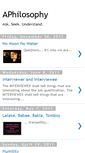 Mobile Screenshot of aphilosophy101.blogspot.com