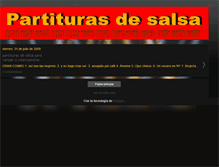 Tablet Screenshot of partituras-de-salsa.blogspot.com